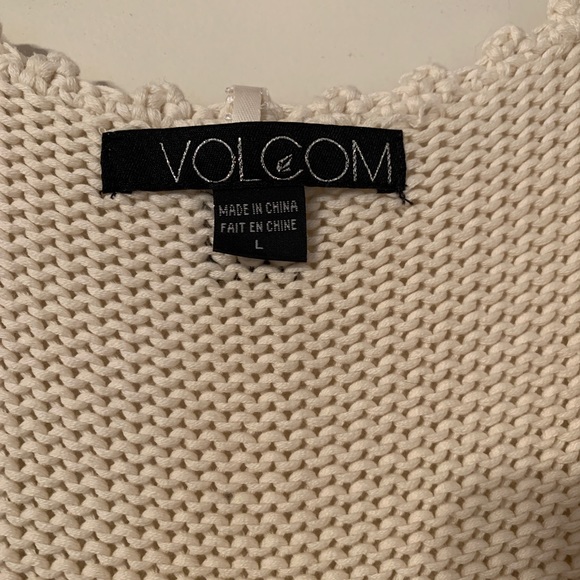 Volcom Beautiful, Never Worn Sweater Dress Cream - Picture 3 of 5